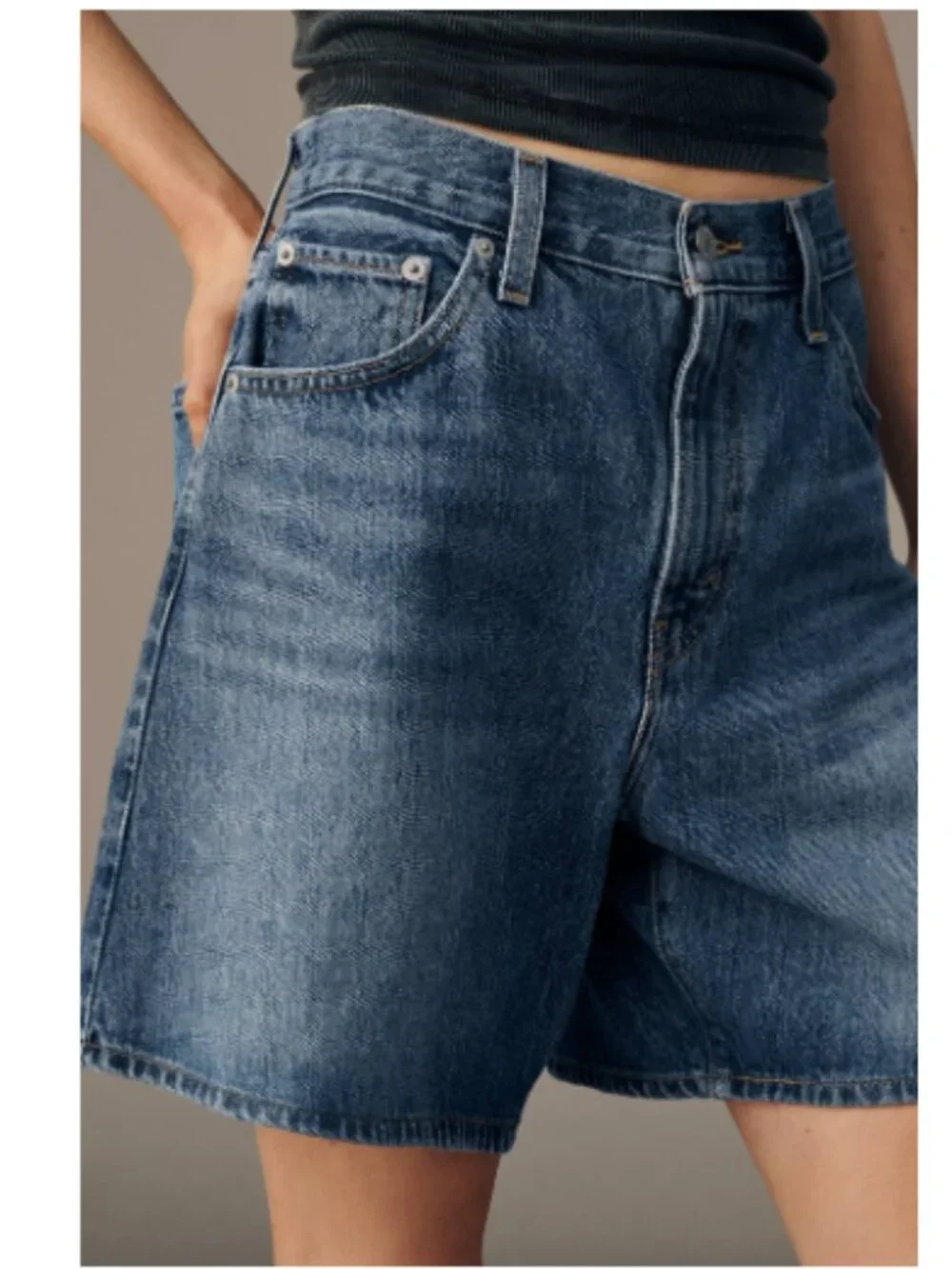 Levi's High Rise Baggy Shorts